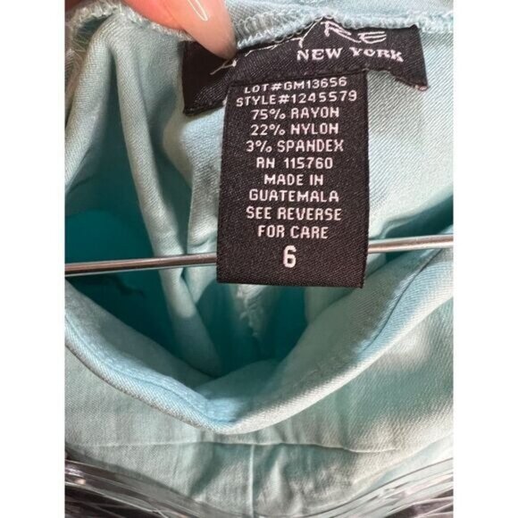 Slim Fit Cigarette Trousers Stretchy Size 6‎ by ATTYRE New York - Picture 4 of 4